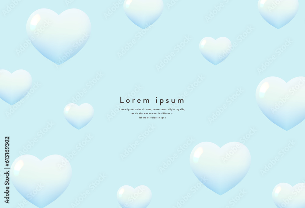 Heart pattern design background for Valentine's Day and White Day
