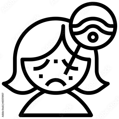 skin line icon,linear,outline,graphic,illustration