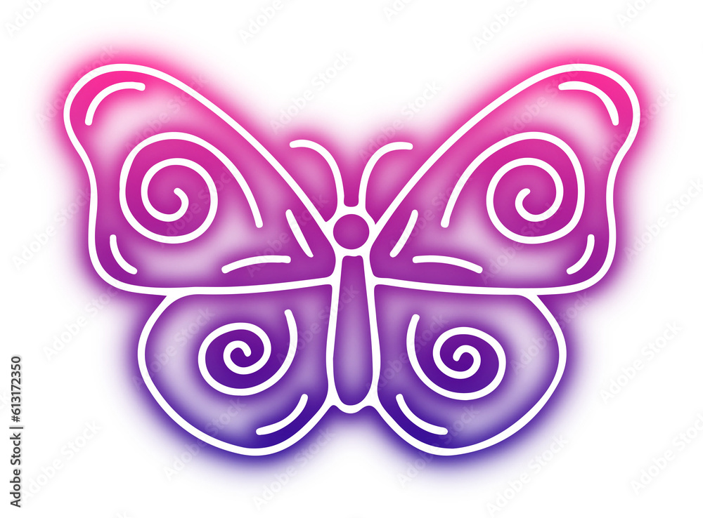 Collection of butterfly neon Collection of butterfly neon