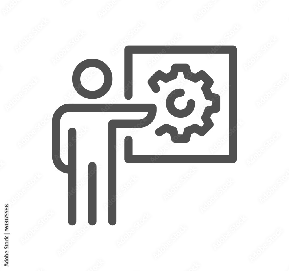 Engineering related icon outline and linear vector. Engineering related icon outline and linear vector.