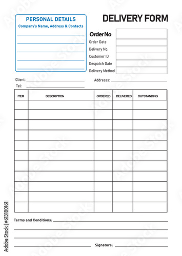 Editable vector templates for receipts, invoices, and delivery forms. Customize every detail effortlessly, impress customers, and elevate your business's image. Save time with user-friendly designs.