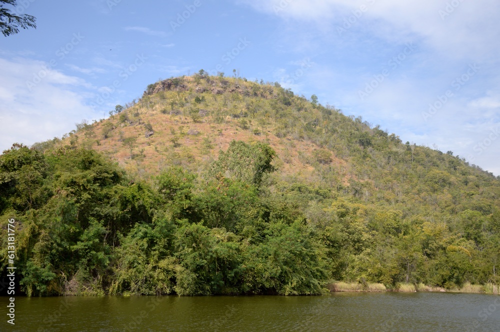 river in the jungle in country Thailand