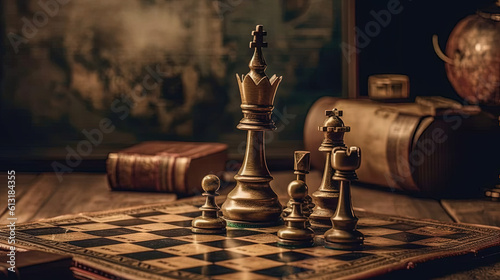 Photographie Celebrating World Chess Day, a day of strategic thinking, competition, and intel