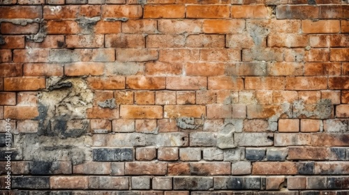 Embracing the Timeless Charm: Exploring the Textured Beauty of Weathered Brick Walls with Generative AI