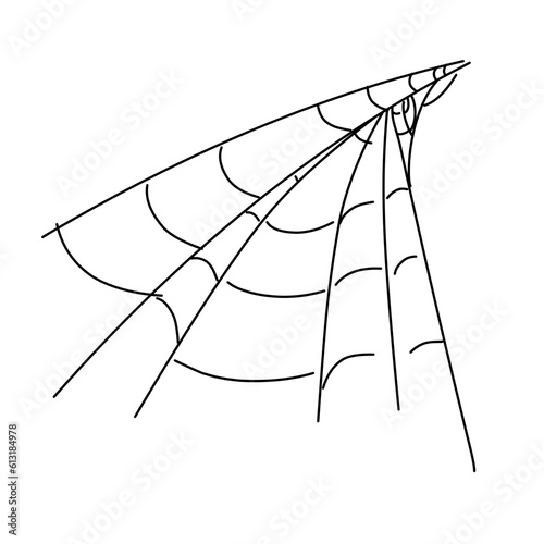 Spider web clipart 