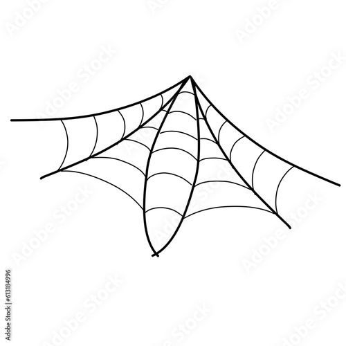 Spider web clipart 