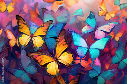 Ai farfalle multicolori 04