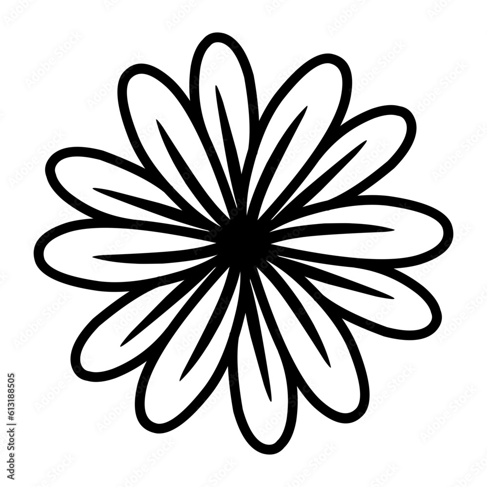 Flower Line Icon
