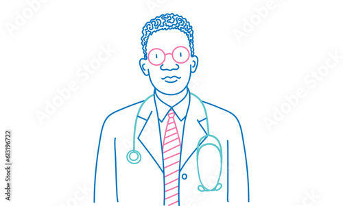 Portrait of fashion doctor