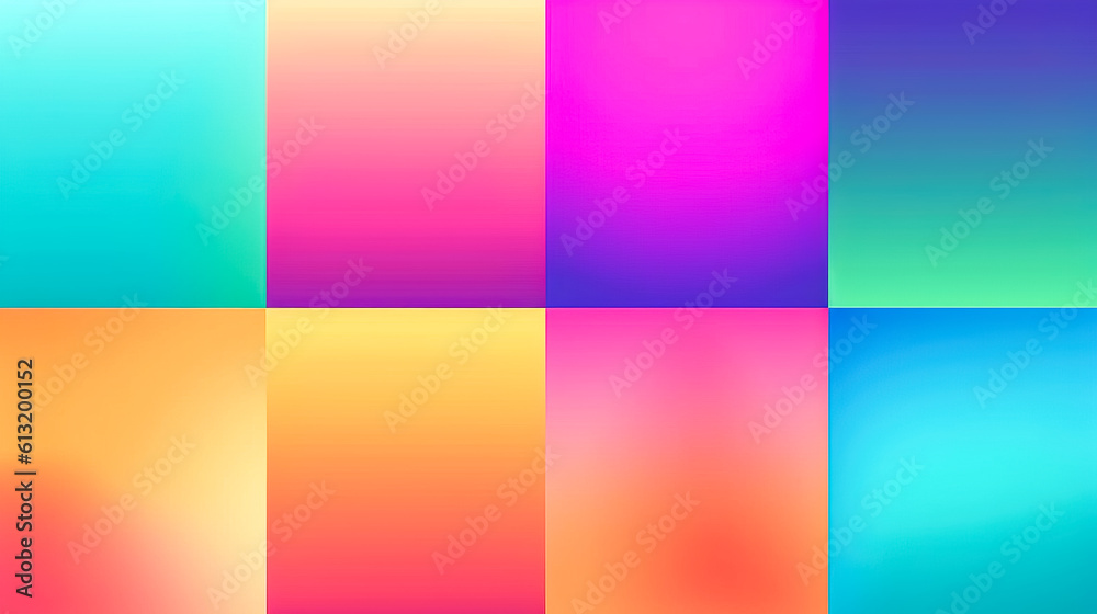 Background of beautiful gradient blue and pink color, generative AI.