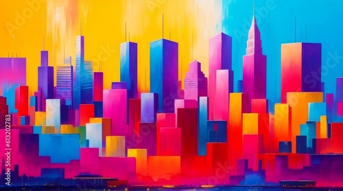 Abstract city background