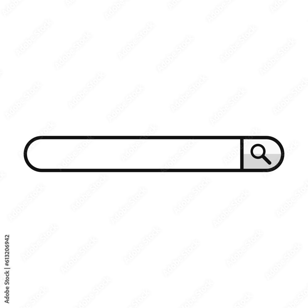 Search Bar In Black Line And Rounded Rectangle Shape
Search Bar In Black Line And Rounded Rectangle Shape