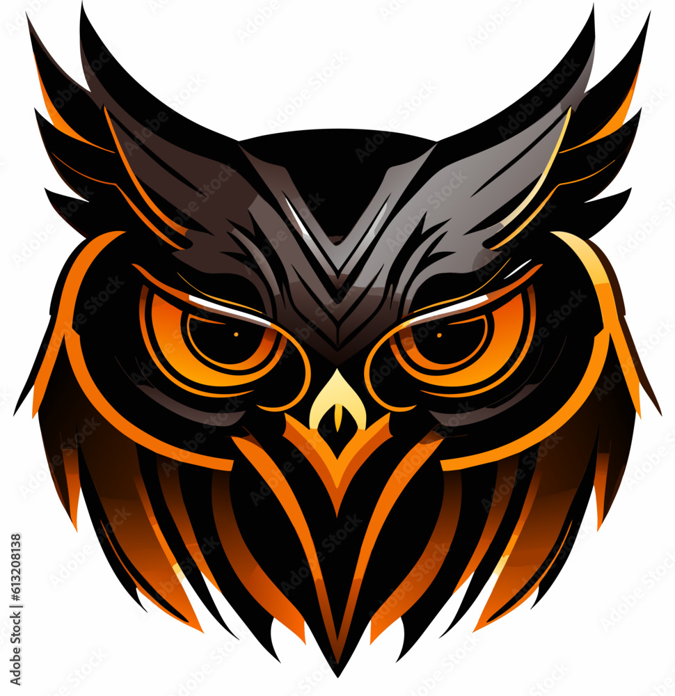 vector illustration of owl cartoon