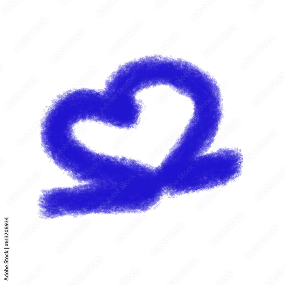 Naklejka premium Blue Heart