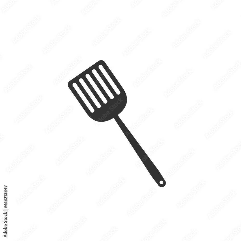 Kitchen spatula icon. Vector concept illustration for design