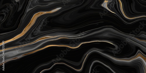 Gold marble texture on a black background