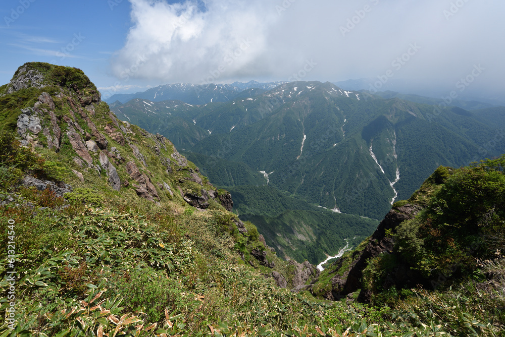 Naklejka premium Mount. Tanigawa, Minakami, Gunma, Japan