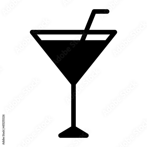 cocktail glyph icon