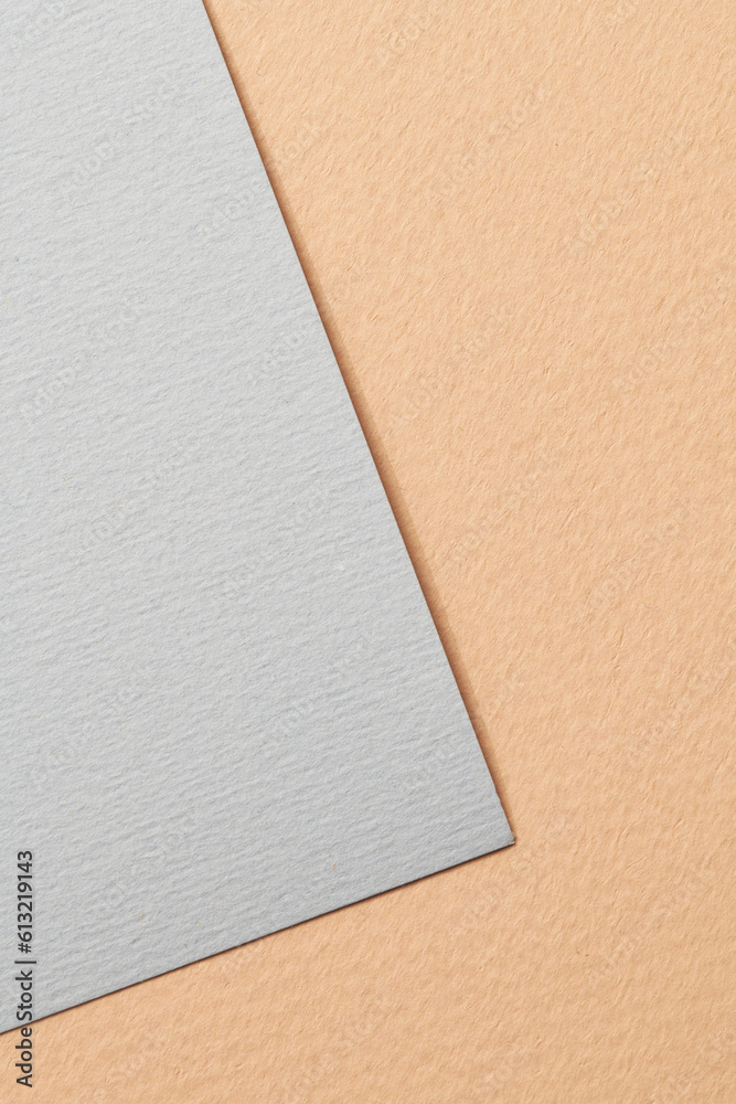 Rough kraft paper background, paper texture beige gray colors. Mockup with copy space for text Rough kraft paper background, paper texture beige gray colors. Mockup with copy space for text