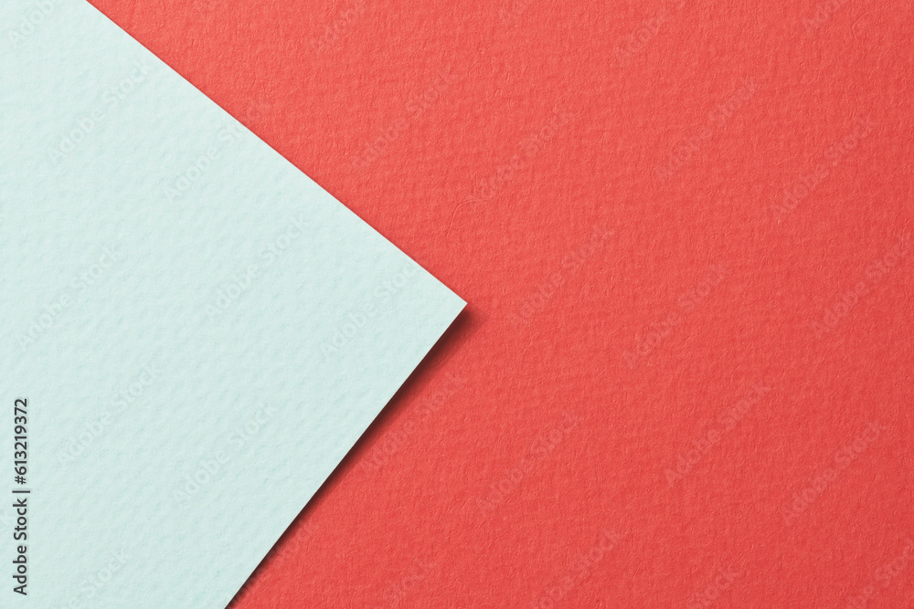 Rough kraft paper background, paper texture mint red colors. Mockup with copy space for text Rough kraft paper background, paper texture mint red colors. Mockup with copy space for text