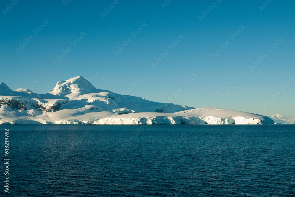 Antarctic mountains landscape , Near Port Lacroix, Antartica.
