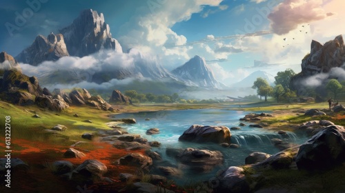 Fantasy Landscape Game Art