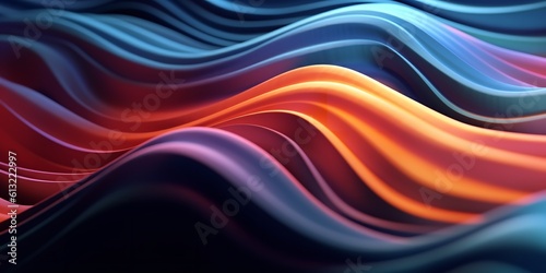 3D background that is abstract. Generative Ai.