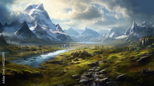 Fantasy Landscape Game Art