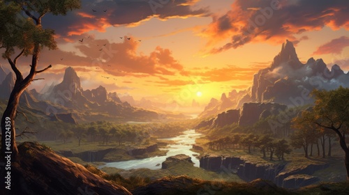 Fantasy Landscape Game Art