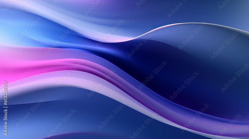 Fototapeta premium A vibrant blue and purple abstract background. Generative ai
