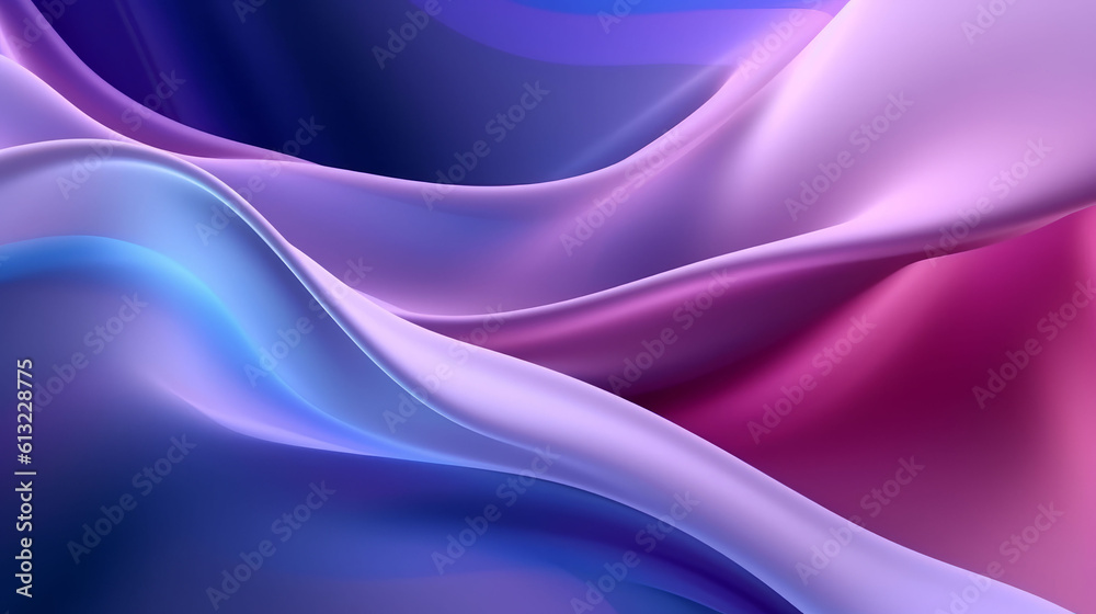 Fototapeta premium A vibrant blue and purple abstract background. Generative ai