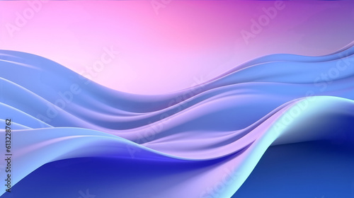 A vibrant blue and purple abstract background. Generative ai