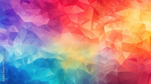 colorful rainbow polygon background (4)
