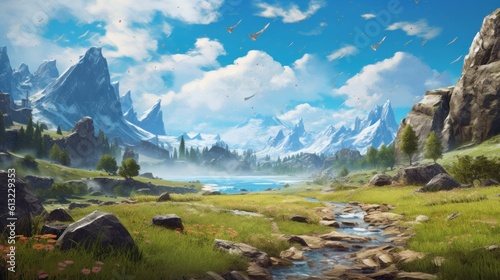 Fantasy Landscape Game Art