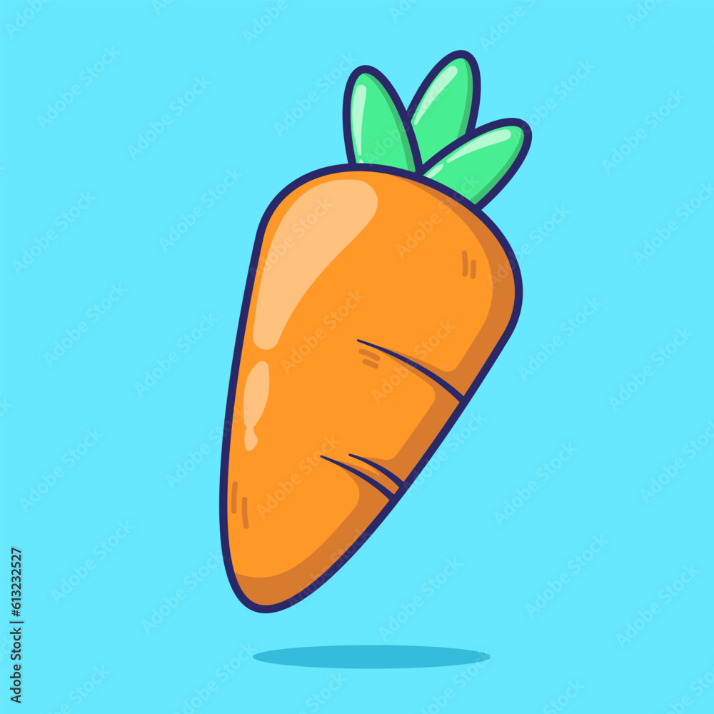 Carrot Vegetable Asset Vector, Flat Icon, Illustration. Carrot Vegetable Asset Vector, Flat Icon, Illustration.