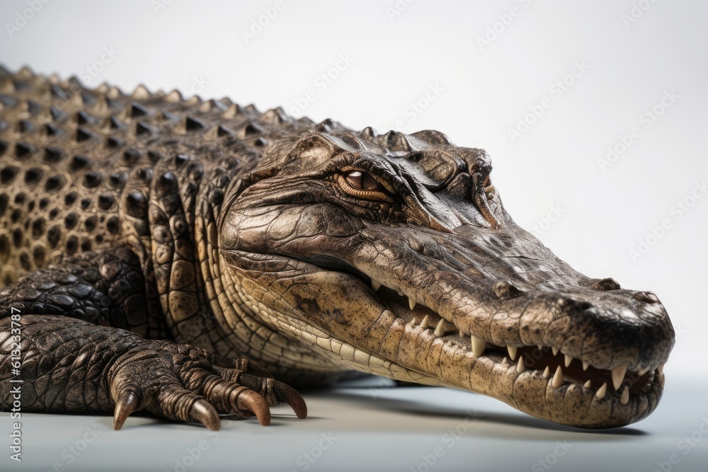 Fototapeta premium Alligator. Generative AI.