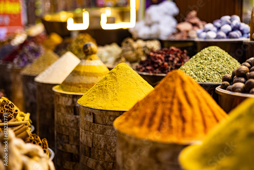 Fotografía United Arab Emirates, Dubai district Deira, spice market, April 2023