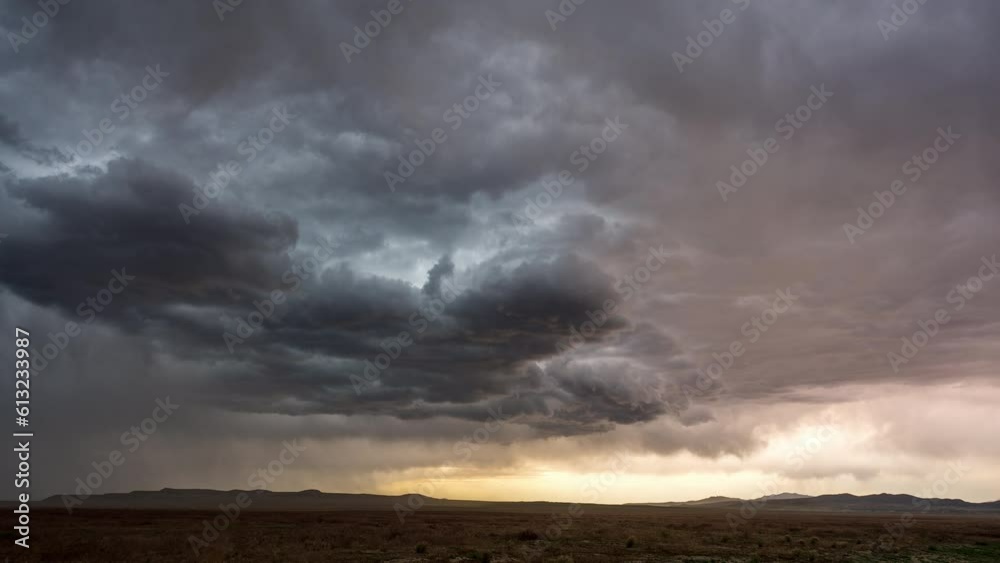 Clouds rolling over the Utah wilderness as rainstorm rolls across the landscape near Dugway in the West desert. Clouds rolling over the Utah wilderness as rainstorm rolls across the landscape near Dugway in the West desert.