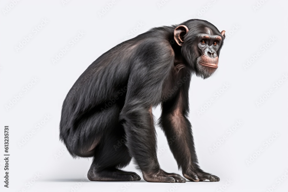 Fototapeta premium Chimpanzee. Generative AI.