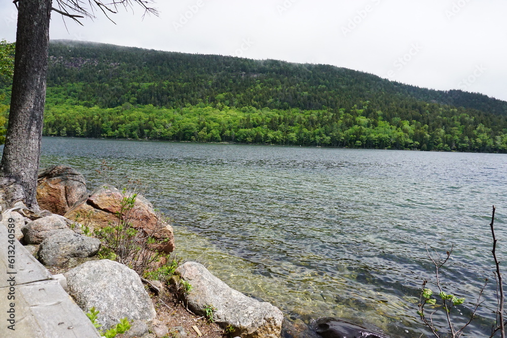 Fototapeta premium Bar Harbor and Acadia National Park in Maine
