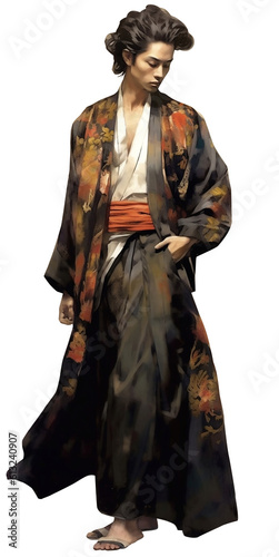 Japan, culture, fashion, kimono, guy, young man, Japanese man