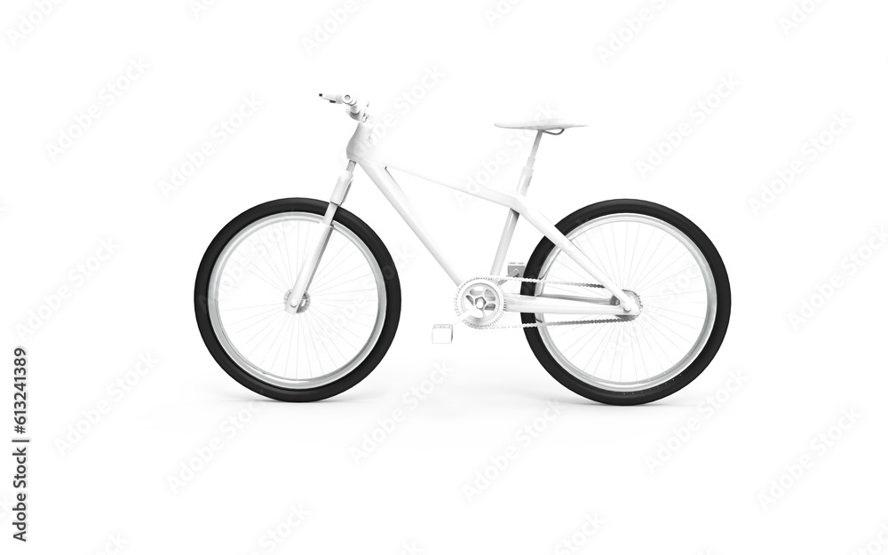 Obraz premium bicycle isolated on white background
