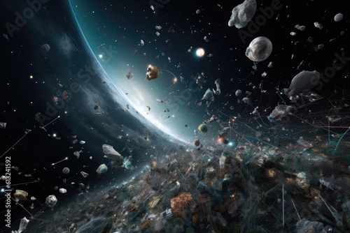 Problem of space debris and the need for responsible space exploration. Generative AI