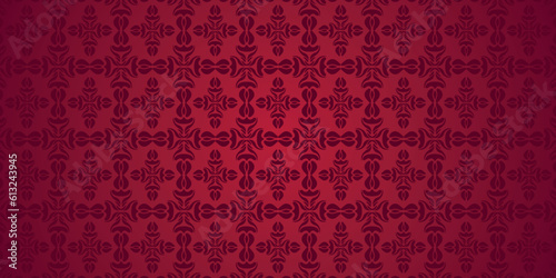 Arabic motif red background
