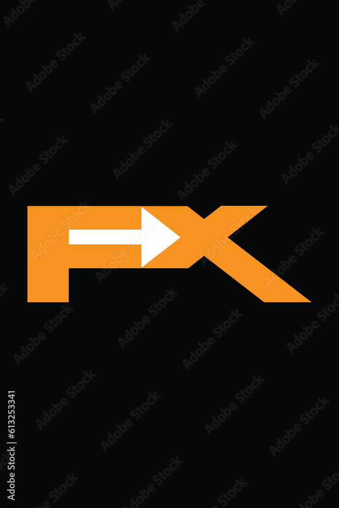 FX letter logo FX letter logo