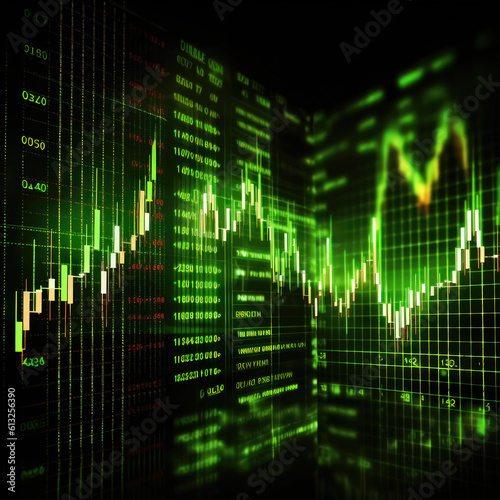 Stock trading chart