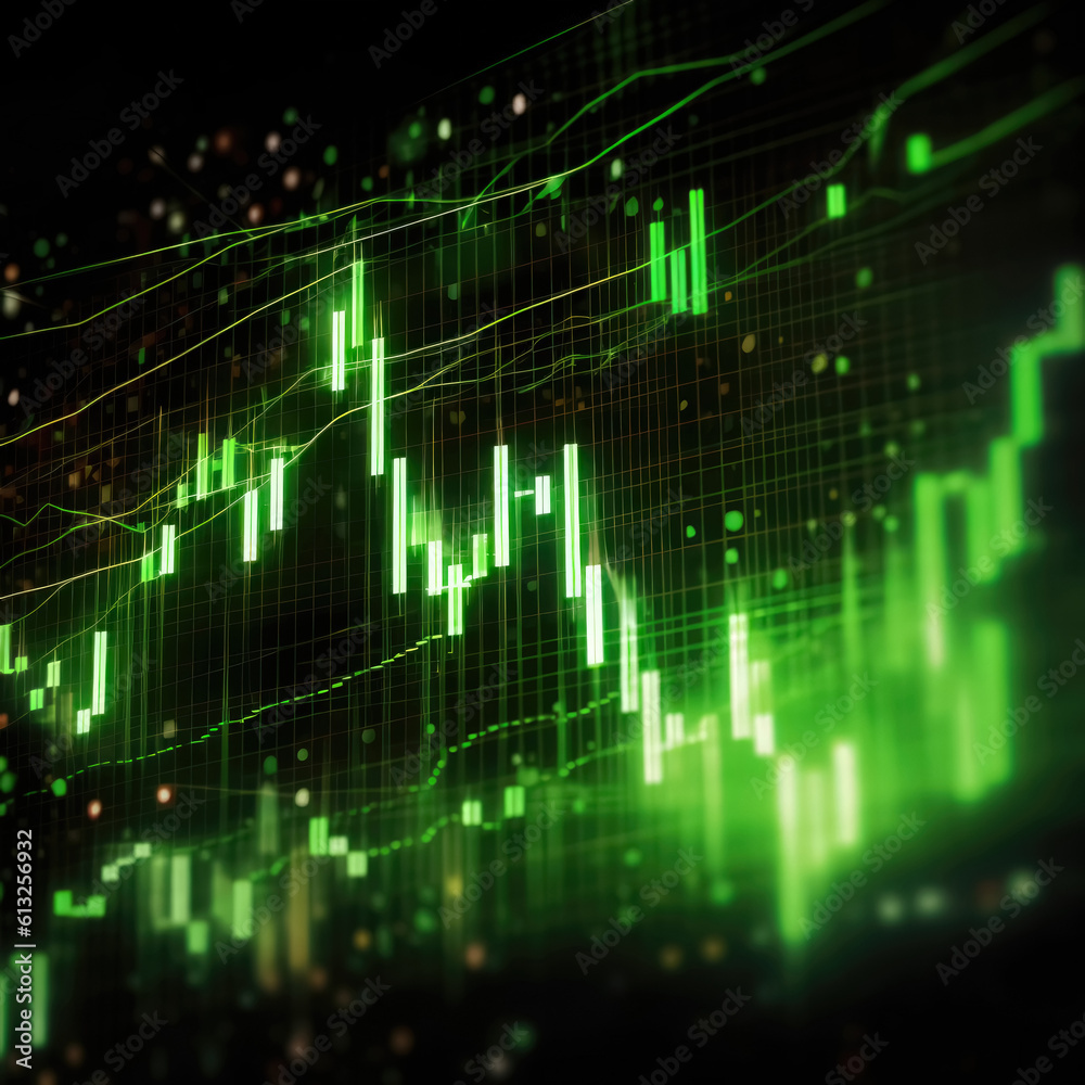 Stock trading chart Stock trading chart