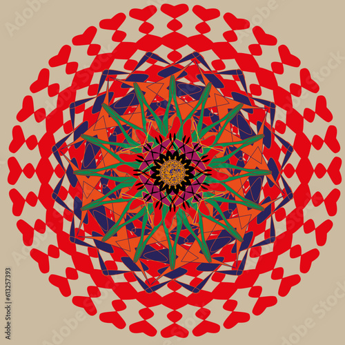 background with ornament