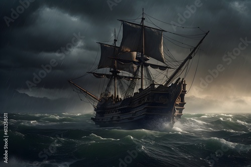 Stormy Seas: Pirate Ship