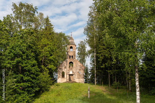 Ruins of Smaizi church, Latvia. photo